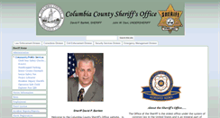 Desktop Screenshot of columbiacountysheriff.us